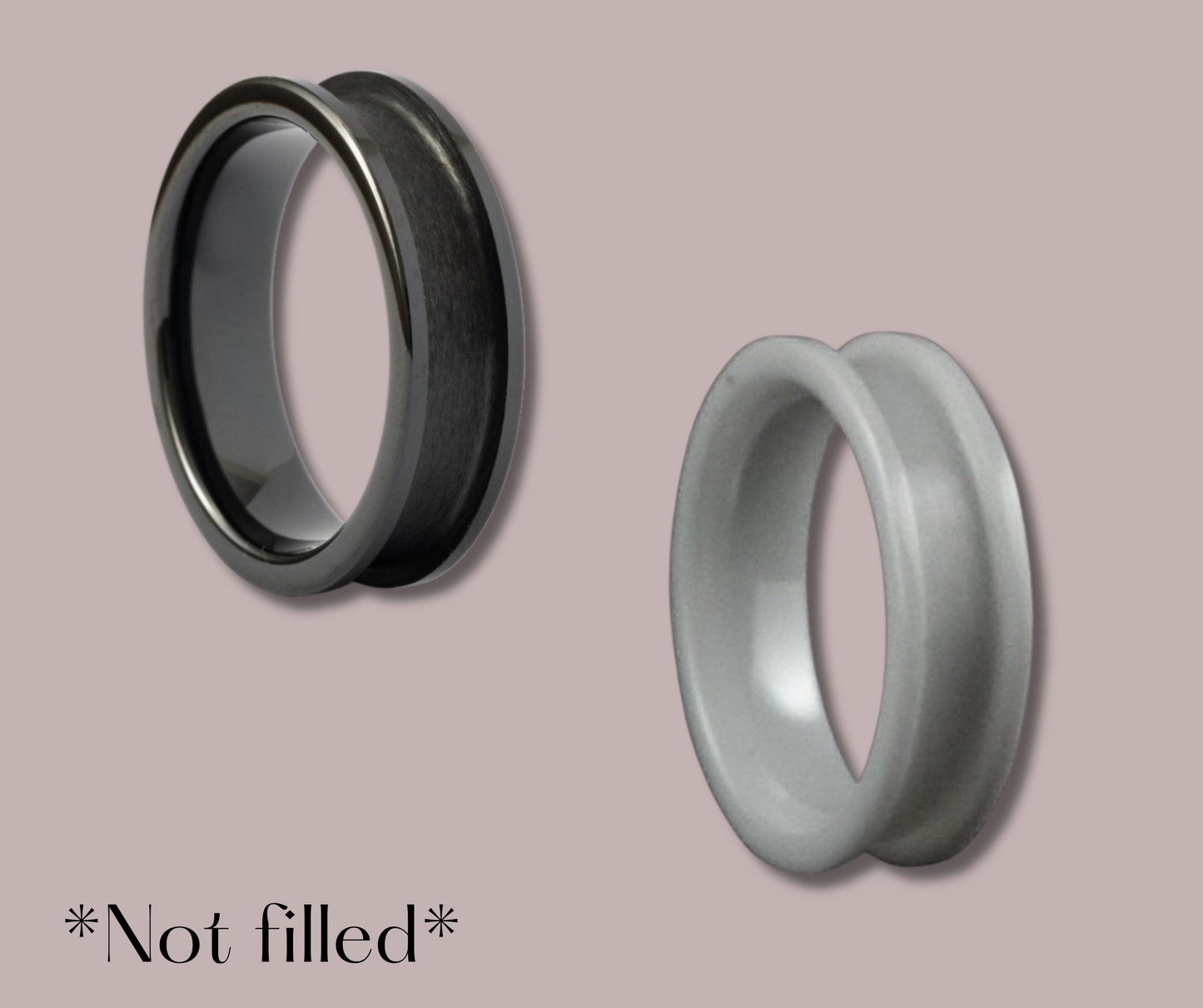 Ceramic inlay ring