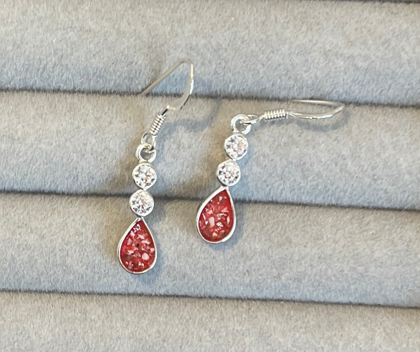 Dainty Pear Drop Earrings