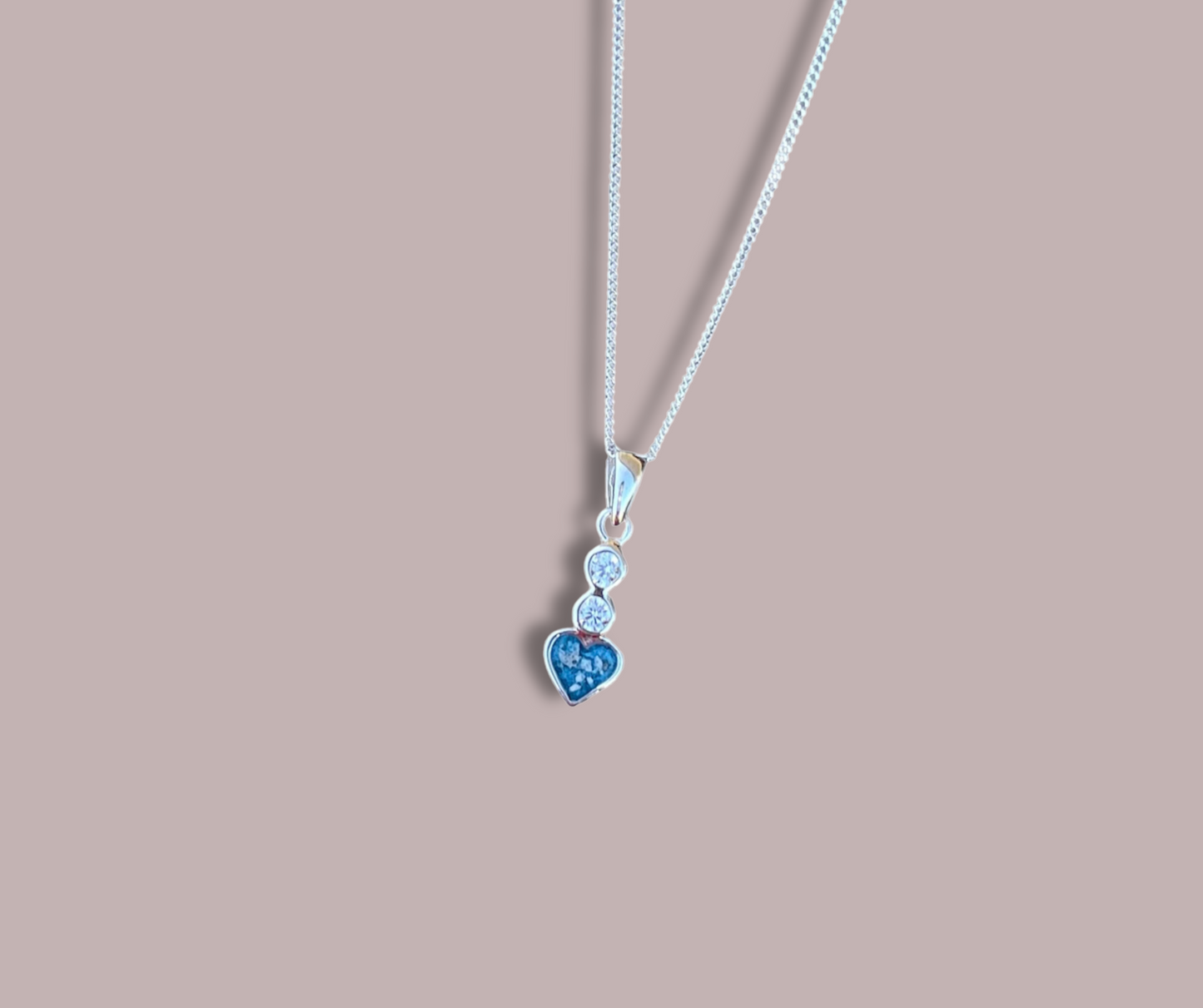 The Dainty Heart Drop Necklace