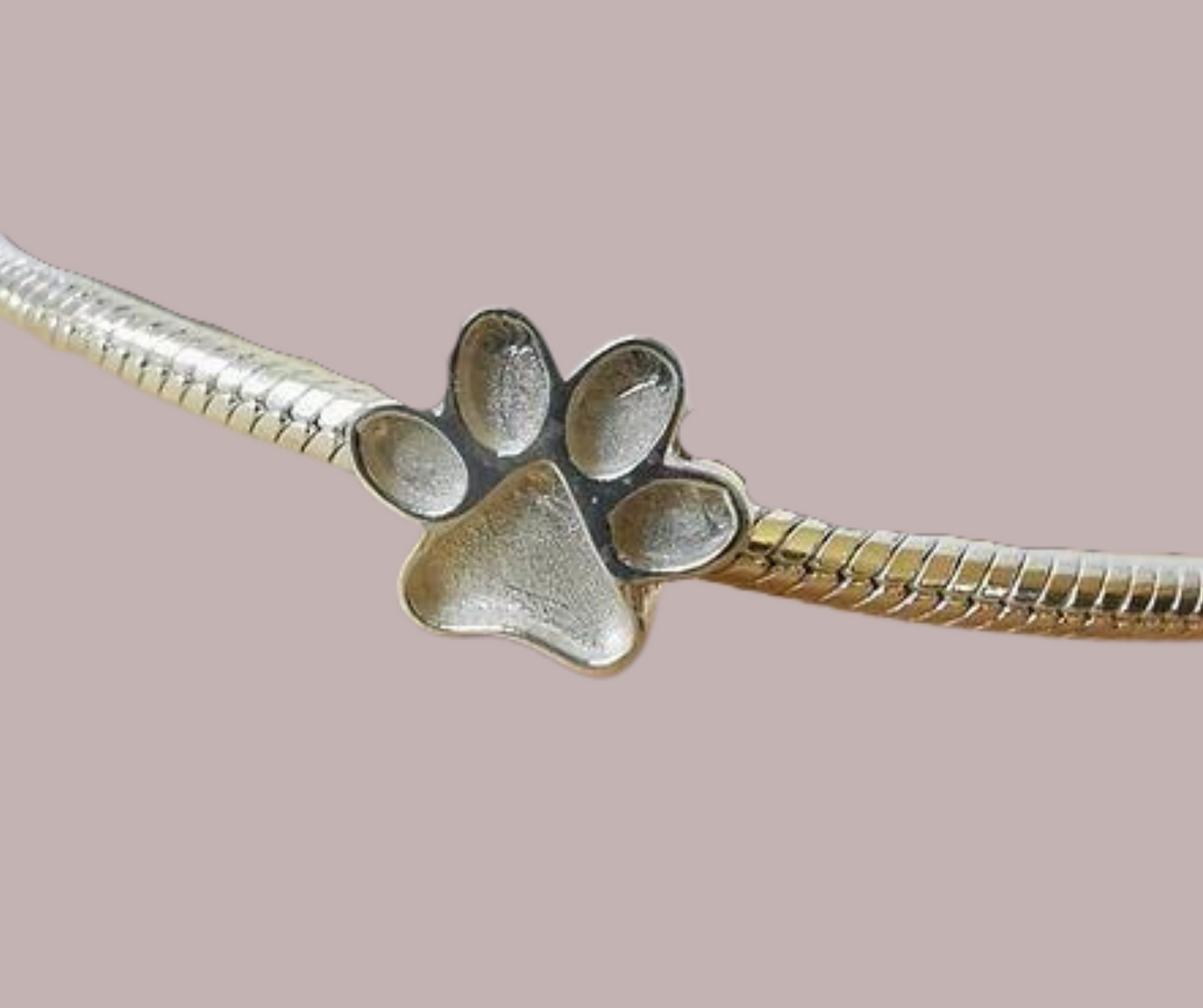 Paw print charm