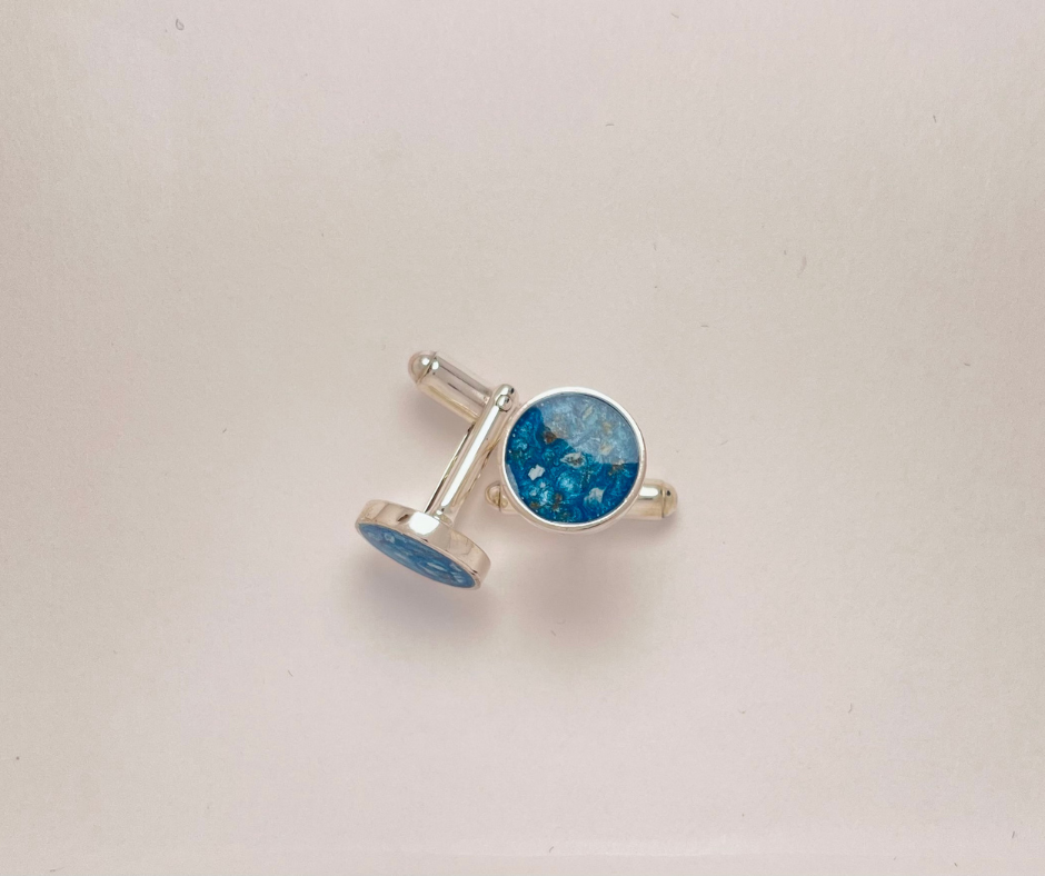 Circle cufflinks