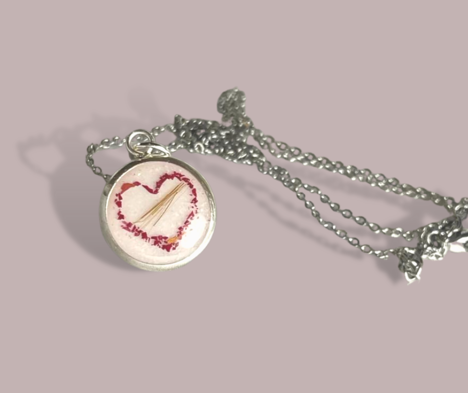 Custom design round necklace (New bezel & chain!)
