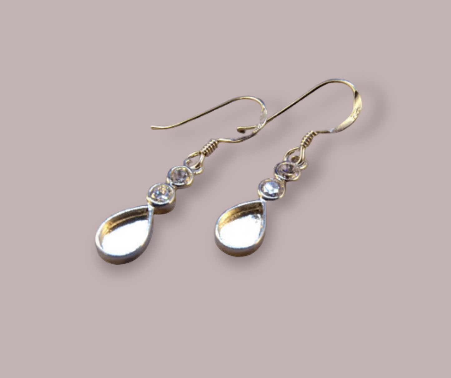 Dainty Pear Drop Earrings