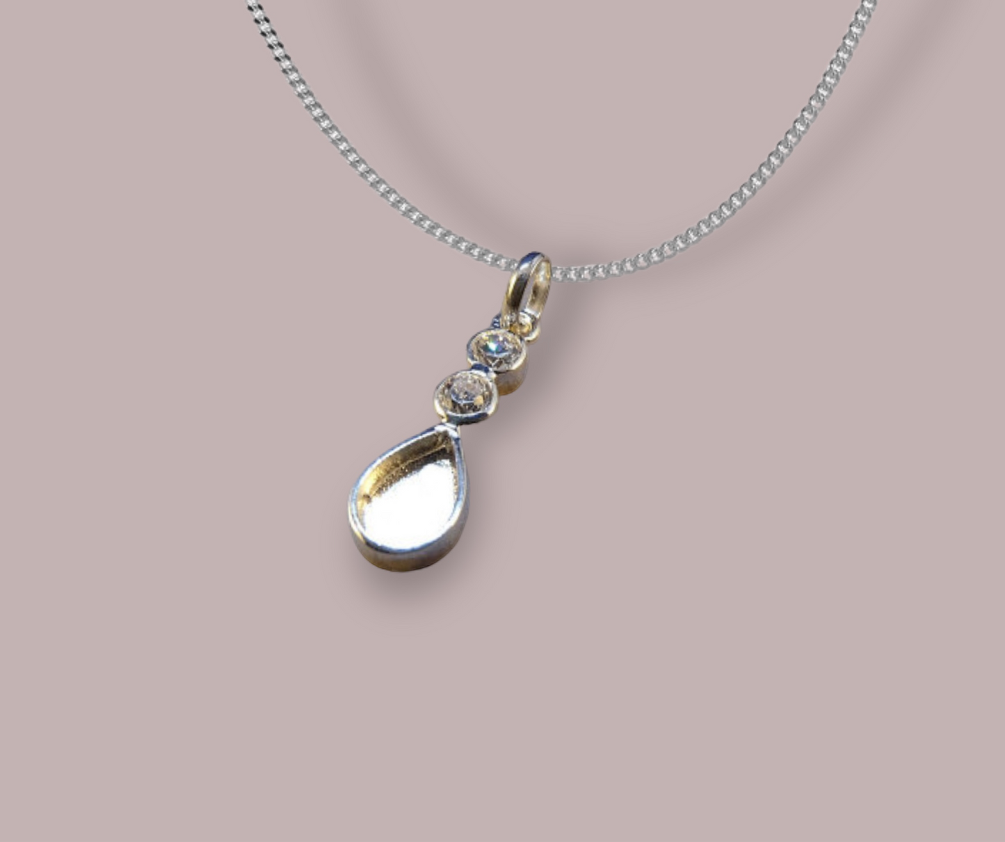 The Dainty Pear Drop Necklace