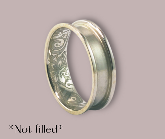 Silver Inlay Collection Inlay ring collection – Manx DNA Jewellery