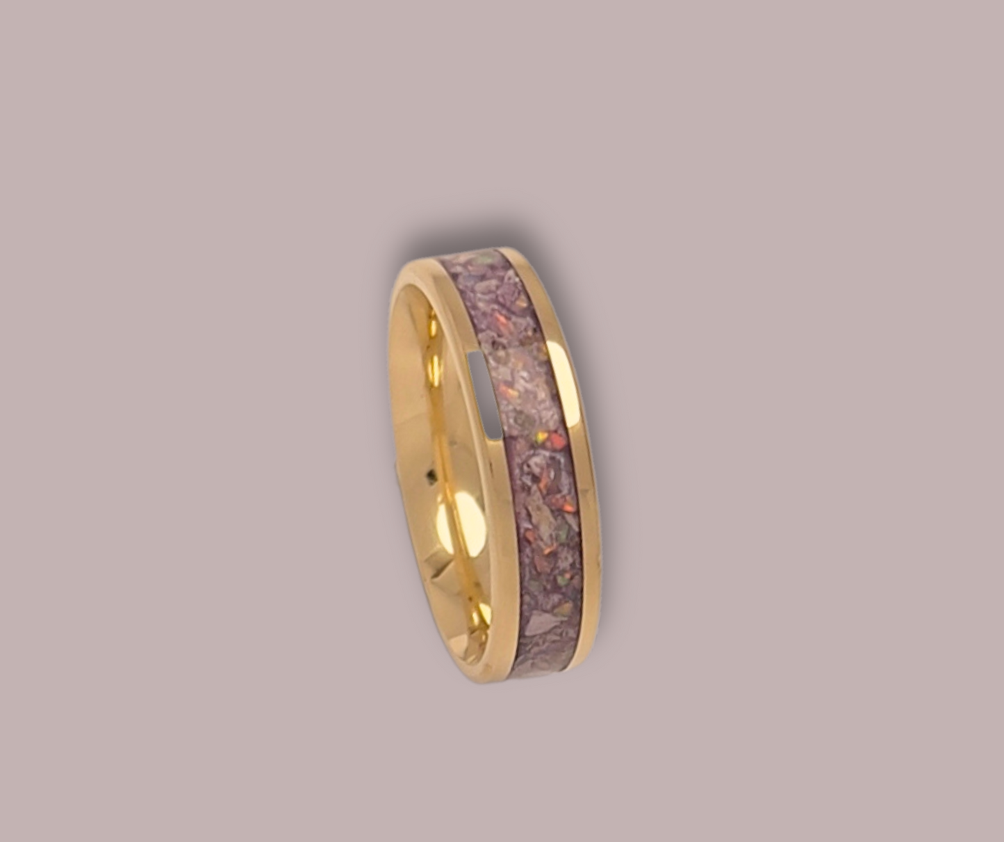 Solid gold inlay 9ct