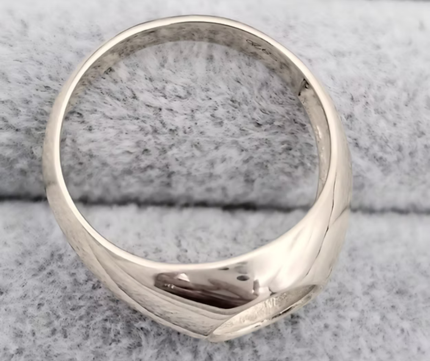 Solid Gold Oval Signet Ring