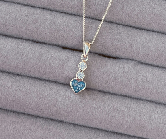 The Dainty Heart Drop Necklace