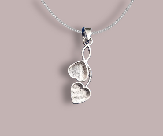 The Double heart necklace